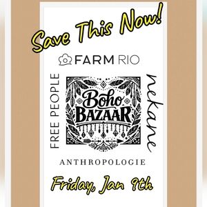 Next Show: Fri, Jan 9th BOHO EXPLOSION!